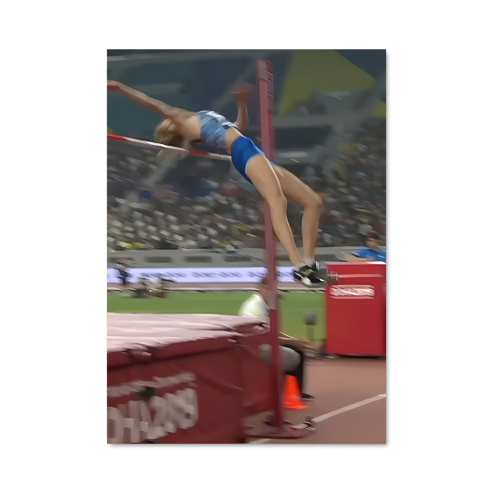 Poster Saut de Haies – affiche Athlétisme